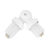 Соединитель эркерный 25 мм, белый