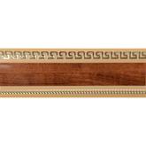 Меандр орех бежевый 7 см (2 ряда, с закруглением)