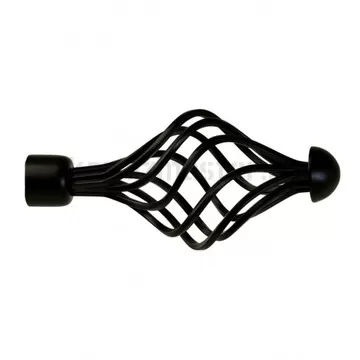 Наконечник "Вираж" 19 мм, черный, 2 шт.