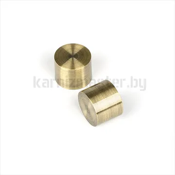 Наконечник "Заглушка" 19 мм, антик, 2 шт.